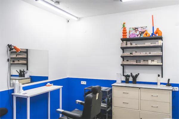 Innenausstattung des Hair und Tattoo Studio female gaze atelier